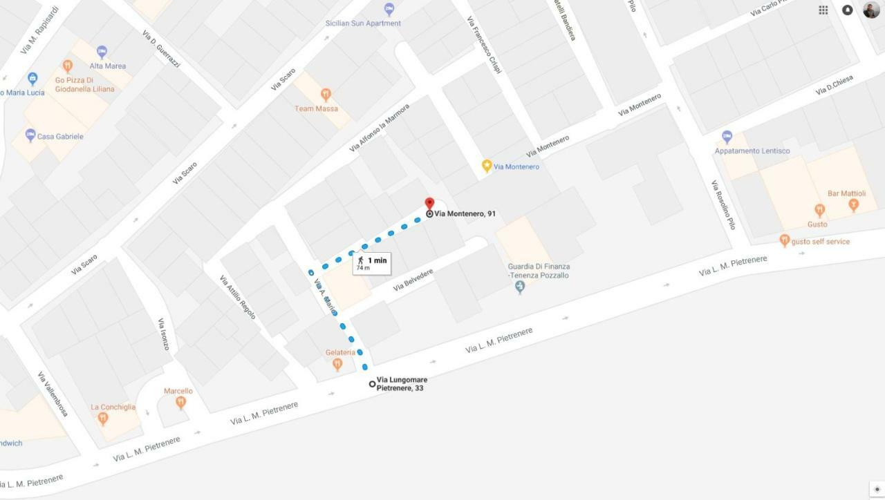 Appartamento Montenero Pozzallo Kültér fotó